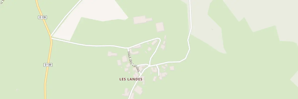 Plan du 5172 Les Landes à Molières