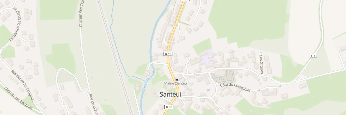 Plan du 4 Rue René Simon à Santeuil