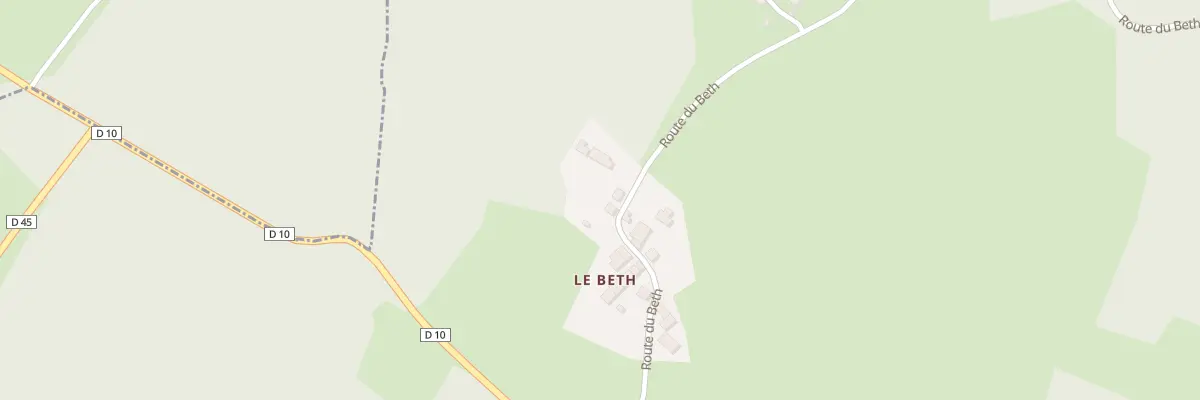 Plan du 5051 Le Beth à Chavanat