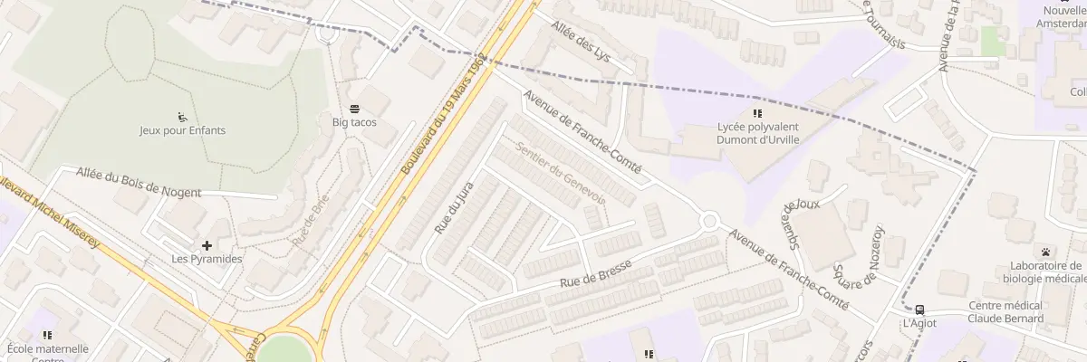 Plan du 24 Rue du Jura à Maurepas