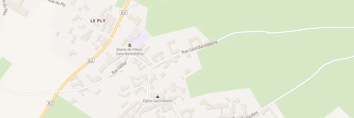 Plan du 66 Rue Saint-barthélémy à Villers-Saint-Barthélemy