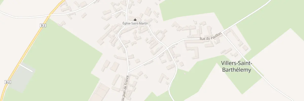Plan du 142 Rue du Pavillon à Villers-Saint-Barthélemy