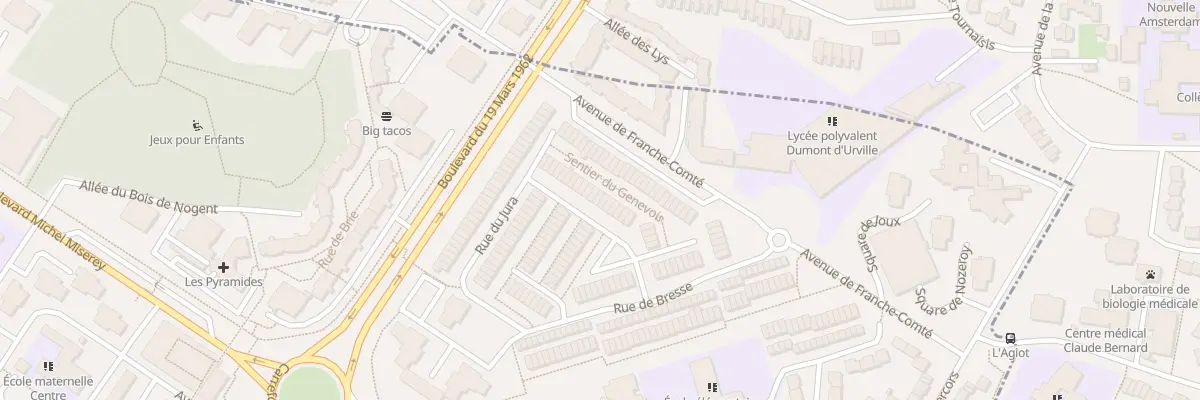 Plan du 22 Rue du Jura à Maurepas