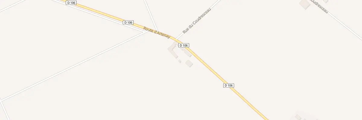 Plan du 2743 Rte d’Artenay à Saint-Lyé-la-Forêt