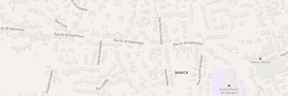 Plan du 341 Rue du 28 Septembre à Marck