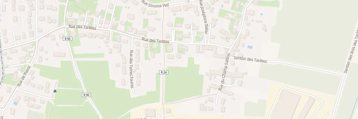 Plan du 575 Rue des Tarètes à Semoy