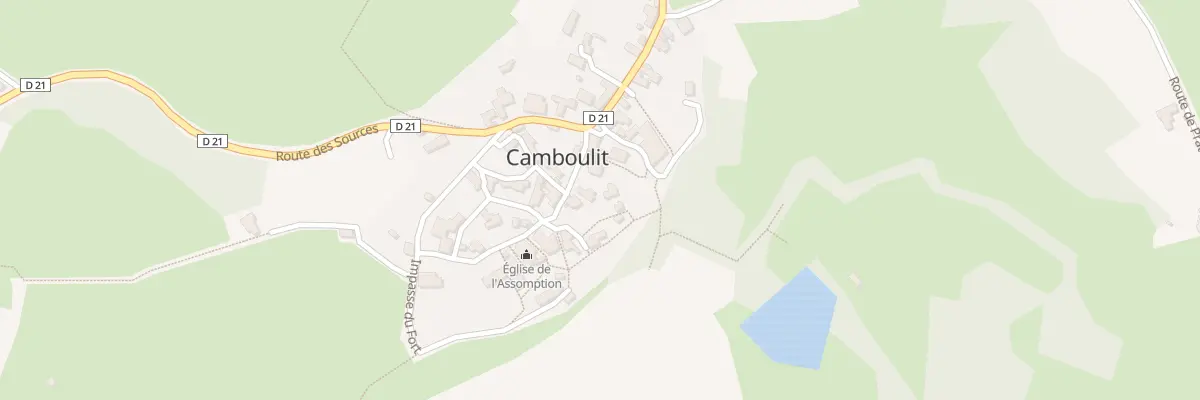 Plan du 122F Bourg de Camboulit à Camboulit