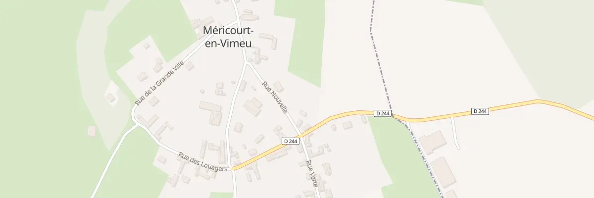 Plan du 1 Rue Nouvelle à Méricourt-en-Vimeu