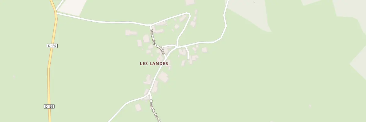 Plan du 5104 Les Landes à Molières