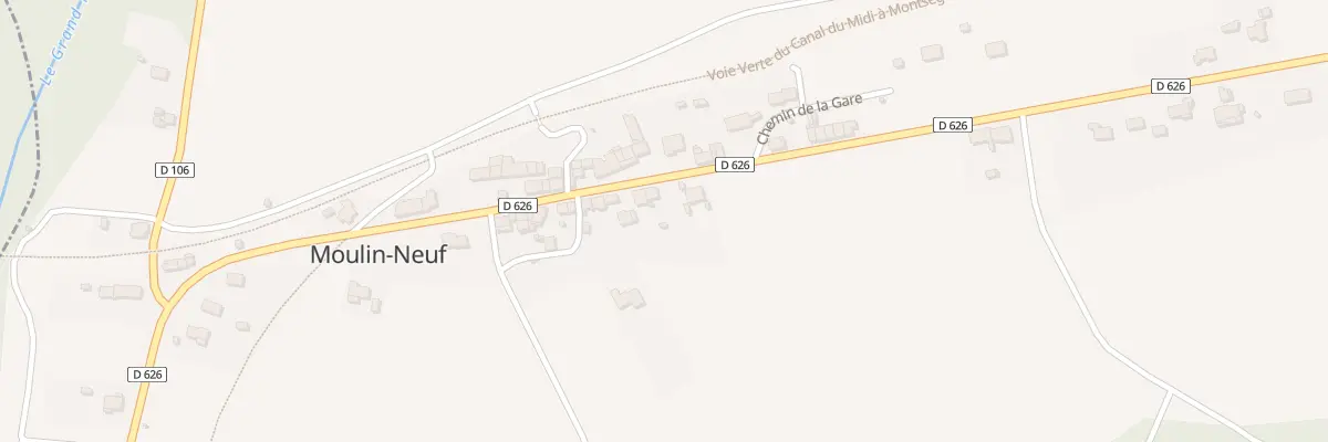 Plan du 44 Rte de Limoux à Moulin-Neuf