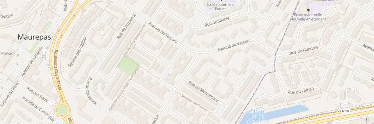 Plan du 4 Rue de Provence à Maurepas