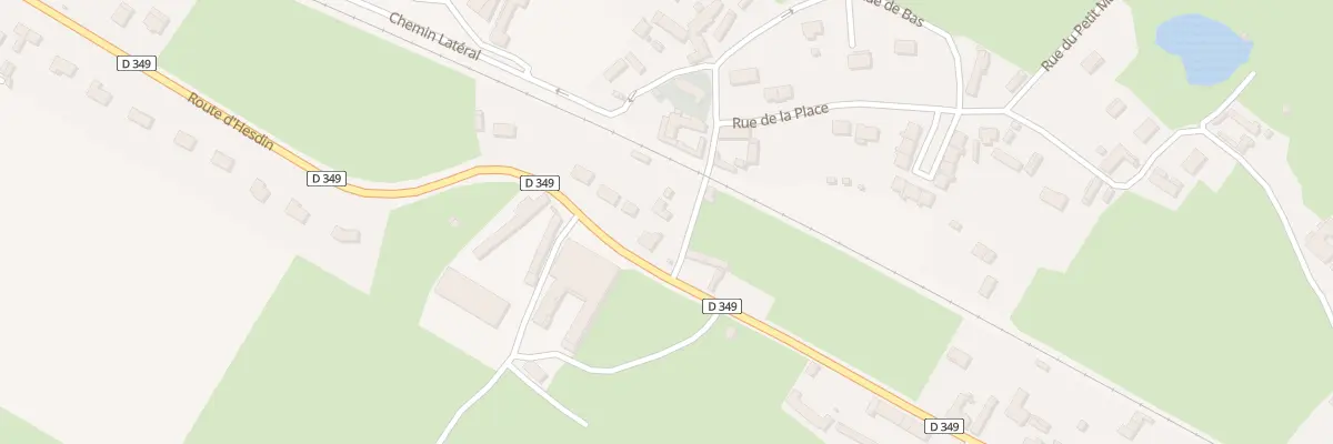 Plan du 1475 Rte d’Hesdin à Maresquel-Ecquemicourt
