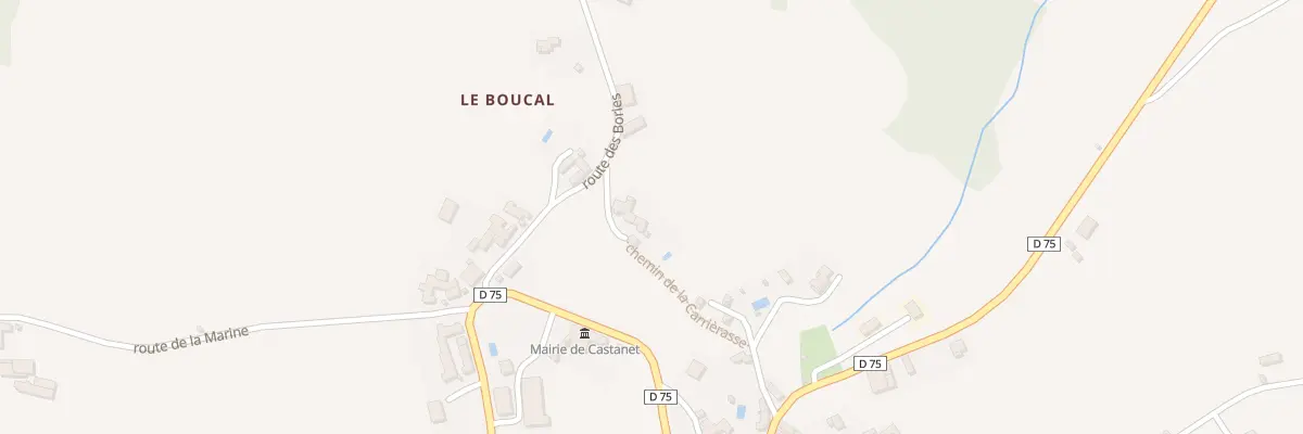 Plan du 5010 Le Boucal à Castanet