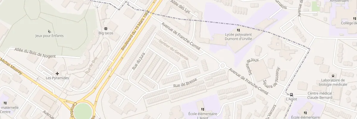 Plan du 10 Rue du Jura à Maurepas