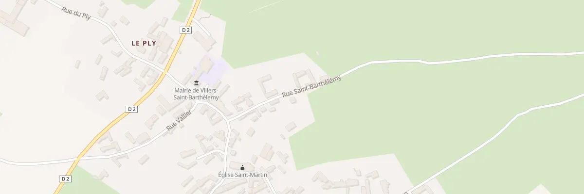 Plan du 104 Rue Saint-barthélémy à Villers-Saint-Barthélemy