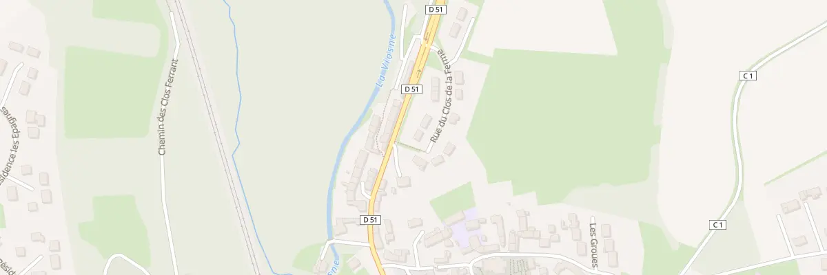 Plan du 6 Rue du Clos de la Ferme à Santeuil