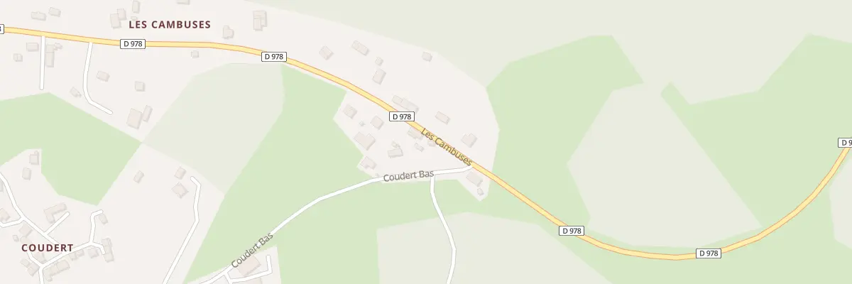 Plan du 5 Les Cambuses à Clergoux