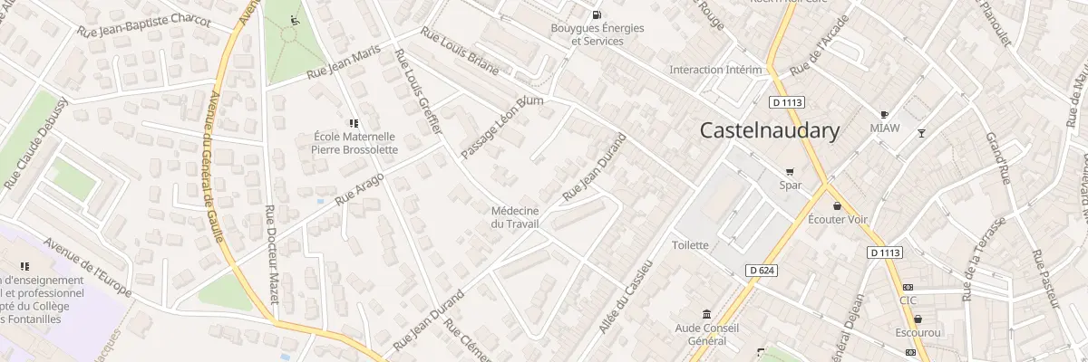 Plan du 23 Rue Jean Durand à Castelnaudary