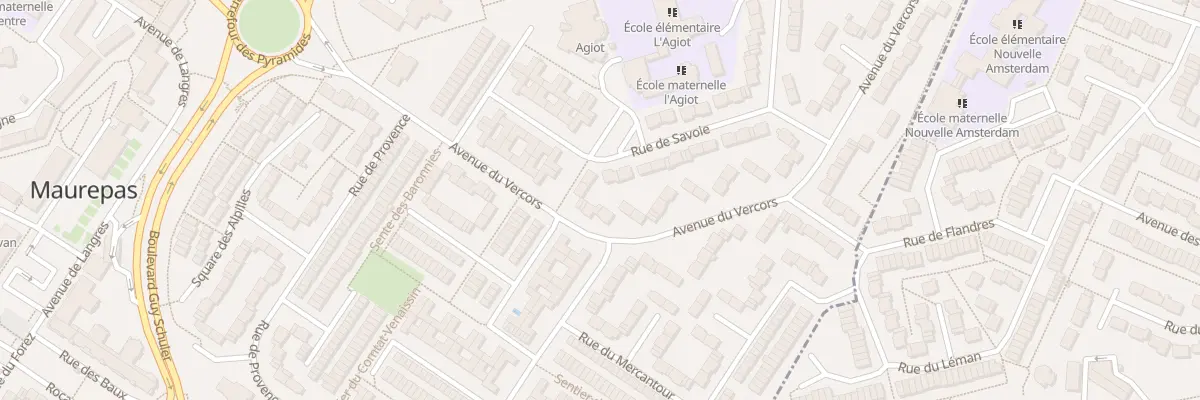 Plan du 42 Av du Vercors à Maurepas
