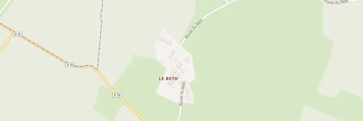 Plan du 8 Rte du Beth à Chavanat