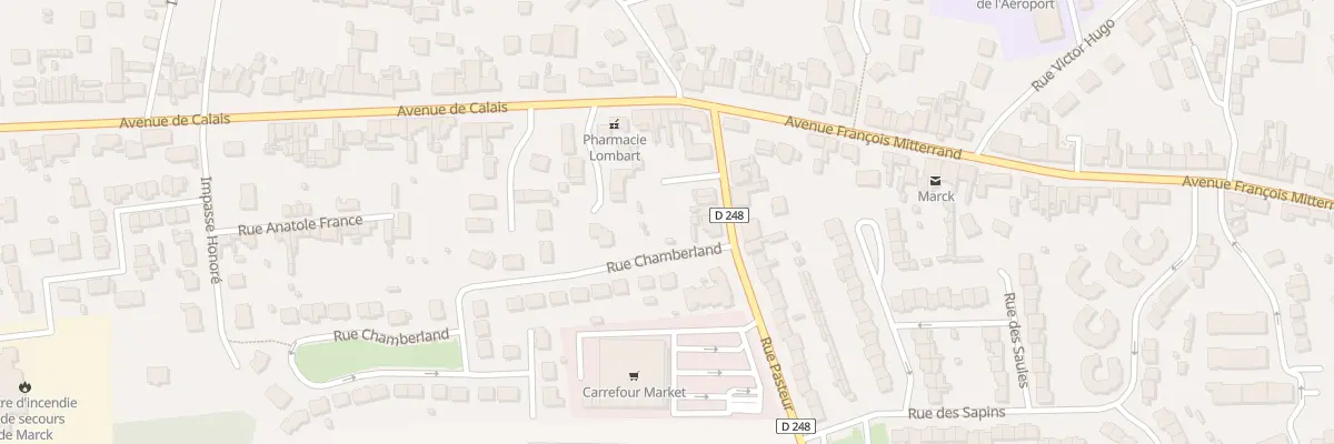 Plan du 68 Rue Pasteur à Marck