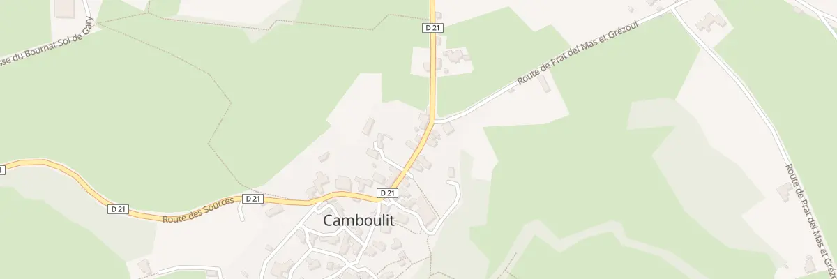 Plan du 5011 Bourg de Camboulit à Camboulit
