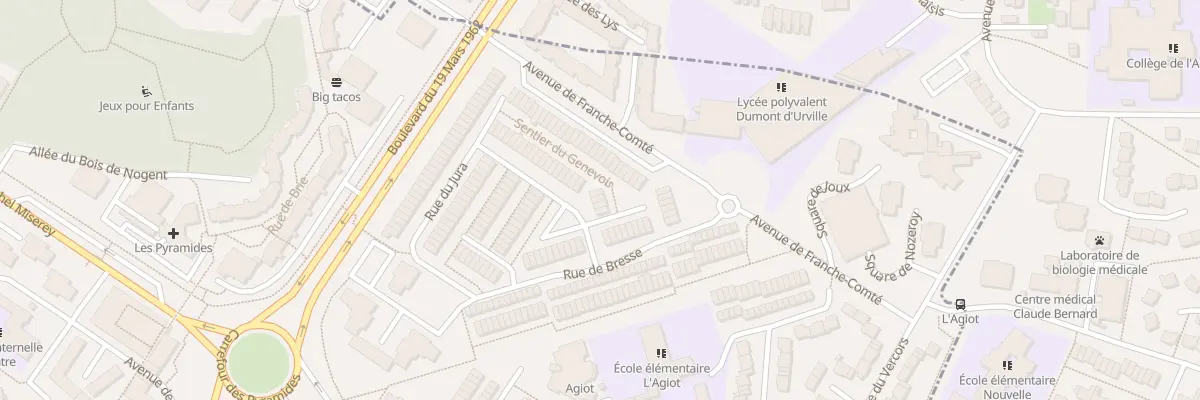 Plan du 6 Rue du Jura à Maurepas