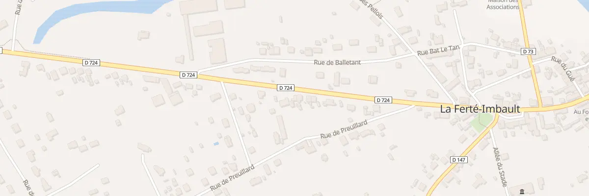 Plan du 55 Rue Nationale à La Ferté-Imbault