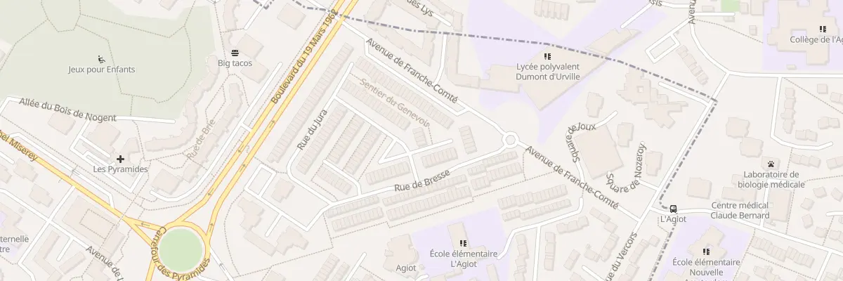 Plan du 4 Rue du Jura à Maurepas