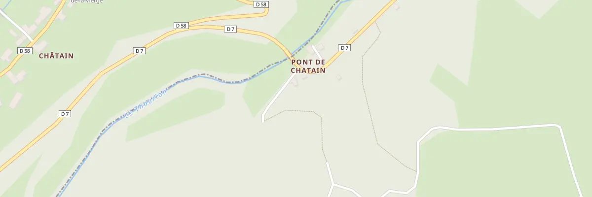 Plan du 4 Pont de Chatain à Saint-Yrieix-la-Montagne