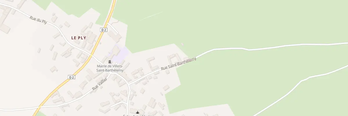 Plan du 131 Rue Saint-barthélémy à Villers-Saint-Barthélemy