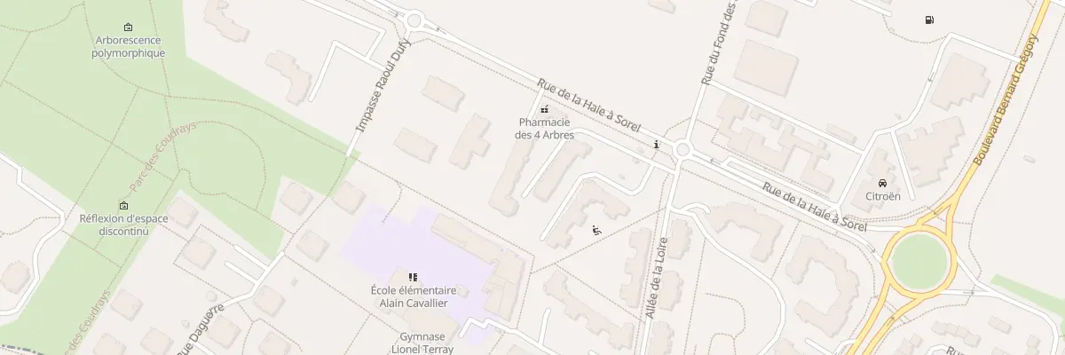 Plan du 2 All Rosa Bonheur à Élancourt