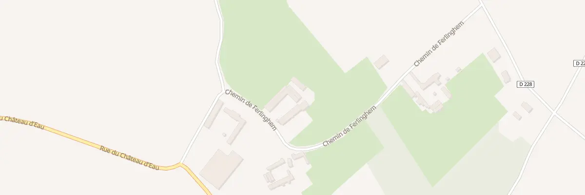 Plan du 442 Che de Ferlinghem à Brêmes