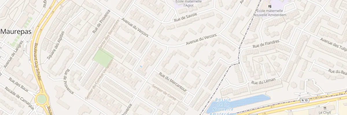 Plan du 3 Rue de Provence à Maurepas