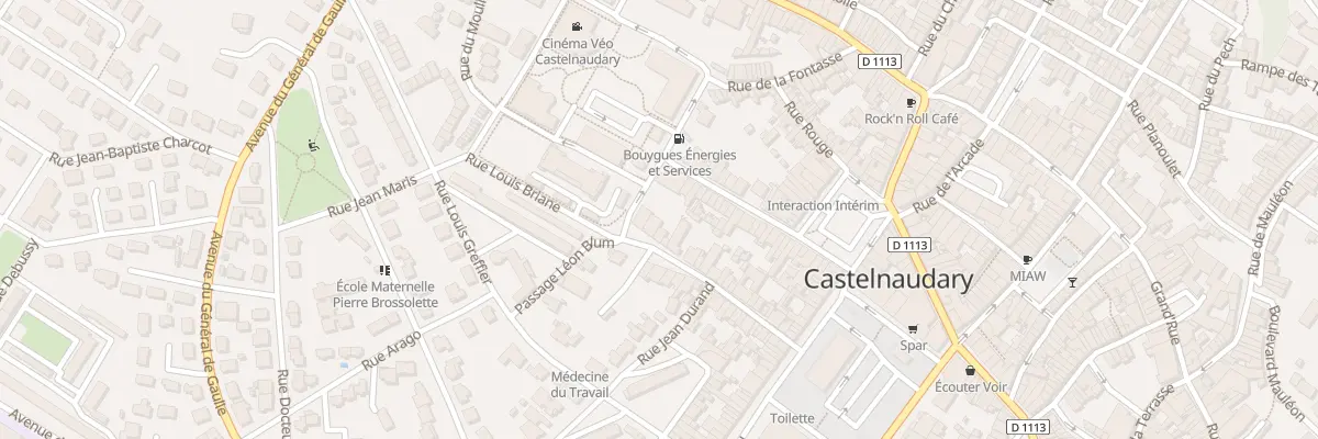 Plan du 40 Rue des Jardins à Castelnaudary