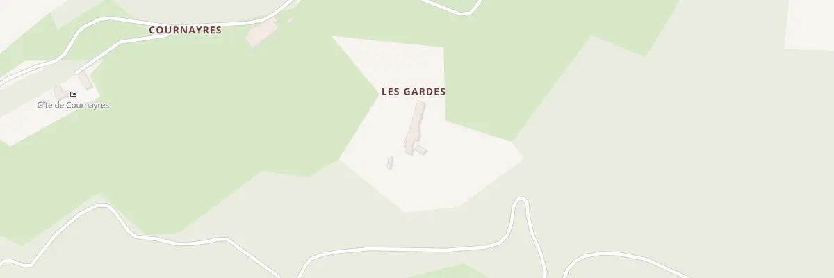 Plan du 5288 Les Gardes à Najac