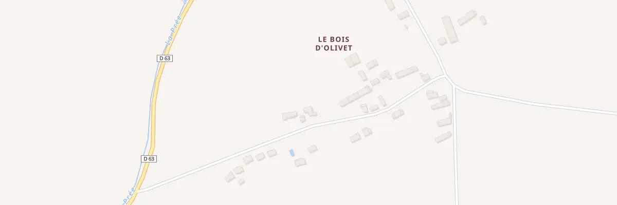 Plan du 9 Le Bois d’Olivet à Dampierre-en-Graçay