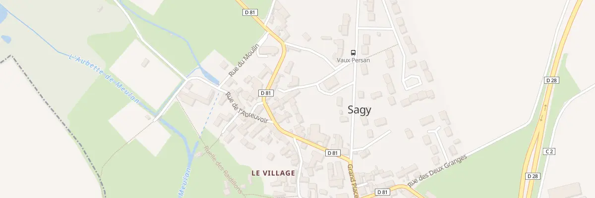 Plan du 20 Rue de la Mairie à Sagy