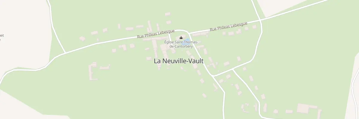 Plan du 1 Rue de la Croix du Vault à La Neuville-Vault