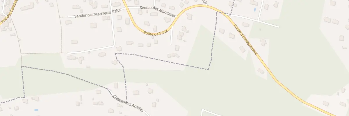 Plan du 7 Sen des Pins à Évecquemont