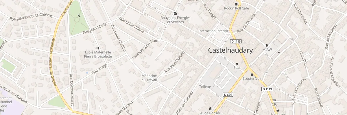 Plan du 31 Rue Jean Durand à Castelnaudary