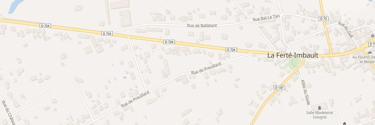 Plan du 51 Rue Nationale à La Ferté-Imbault