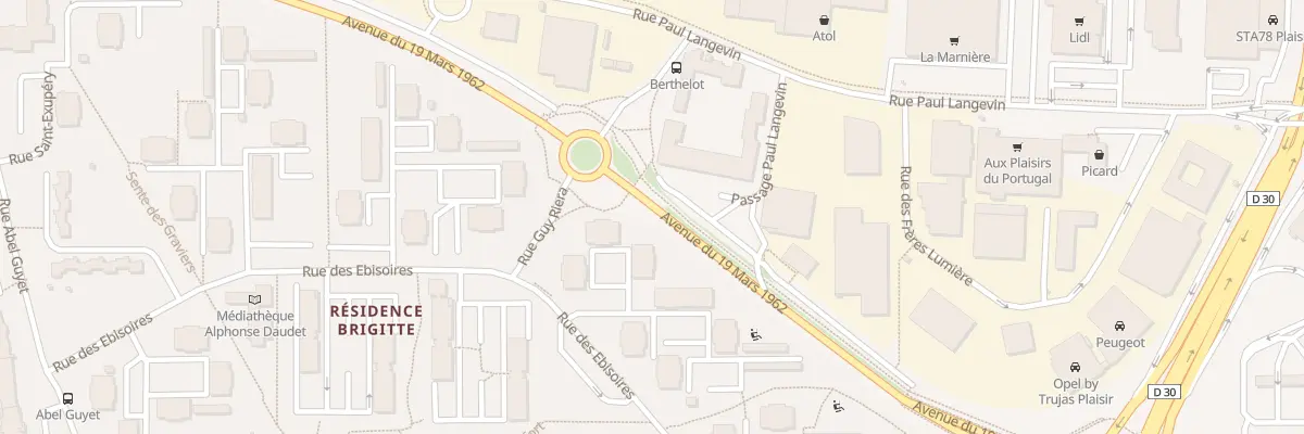 Plan du 67 Rue des Ebisoires à Plaisir