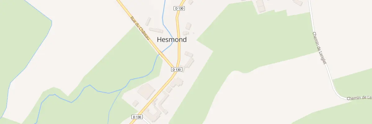 Plan du 2 Rte de Créquy à Hesmond