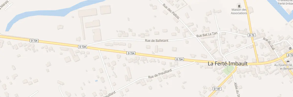 Plan du 58 Rue Nationale à La Ferté-Imbault