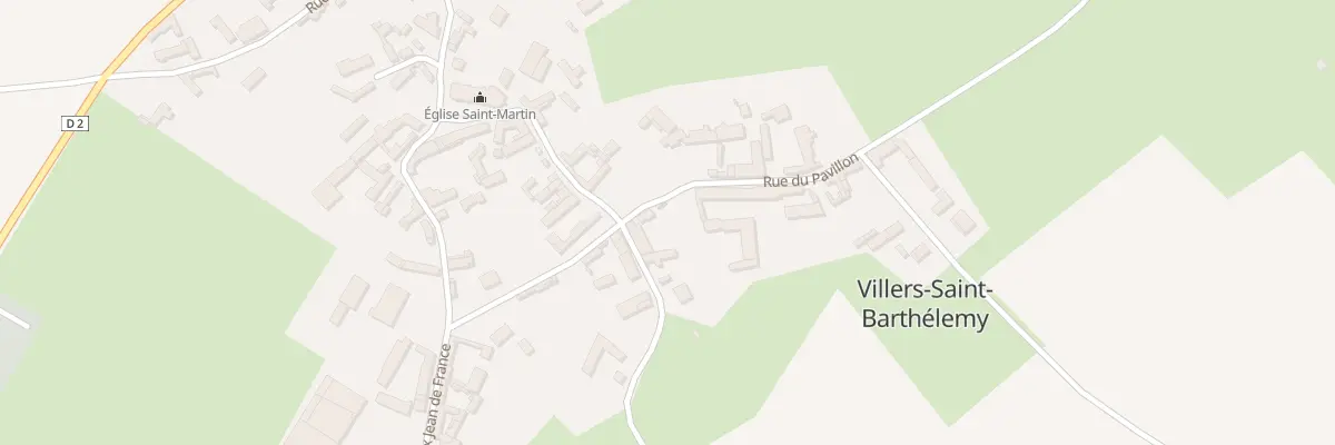 Plan du 170 Rue du Pavillon à Villers-Saint-Barthélemy