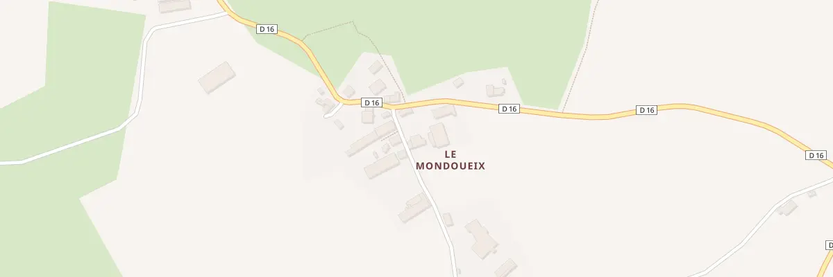 Plan du 2 Mondoueix à Glénic