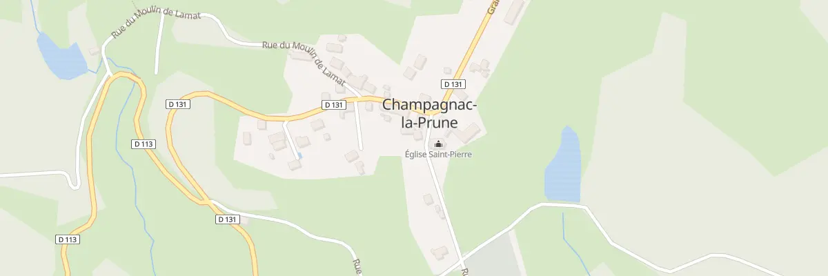 Plan du 26 Rue Grand Rue à Champagnac-la-Prune