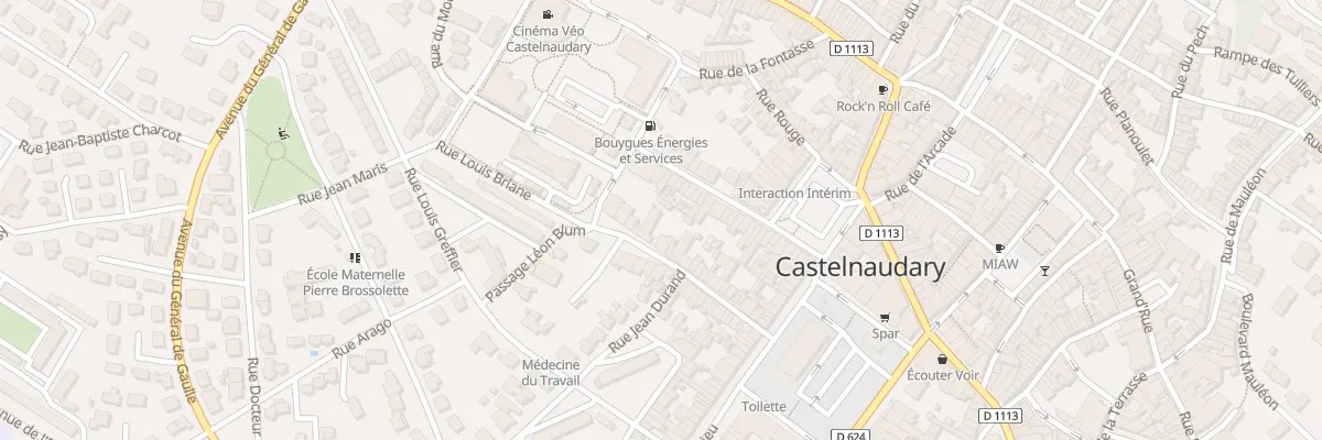Plan du 34 Rue des Jardins à Castelnaudary