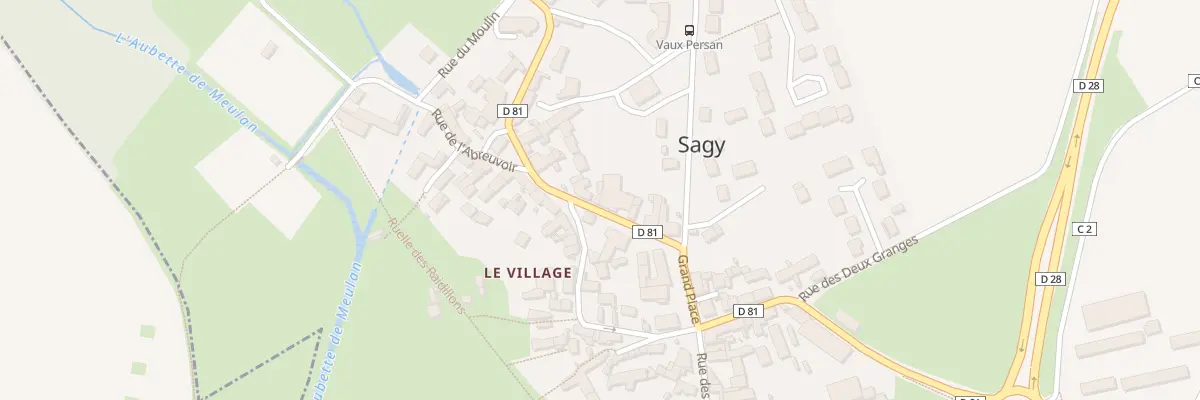 Plan du 8 Rue de la Mairie à Sagy